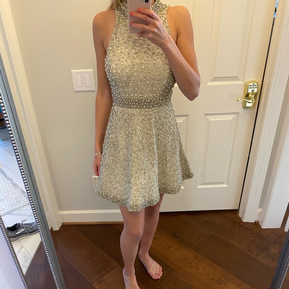 Diamond Crusted Alice + Olivia Dress
